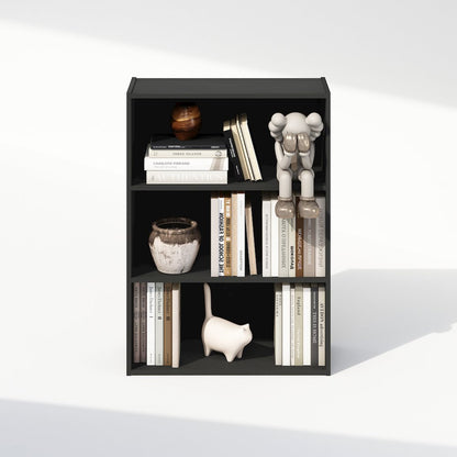 Simple Open Shelf, Bookcases, 3-Tier, Americano