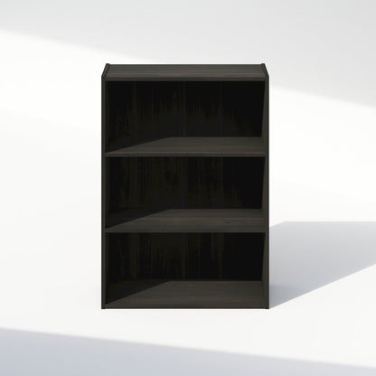 Simple Open Shelf, Bookcases, 3-Tier, Espresso