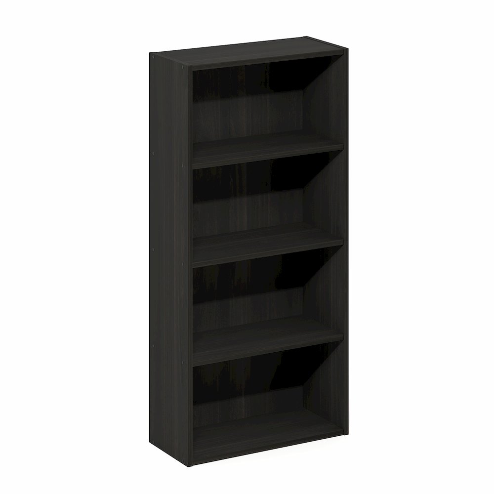 Basic 4-Tier Open Shelf Bookcase, Bookshelf, Storage Organizer, 7 x 17 x 35