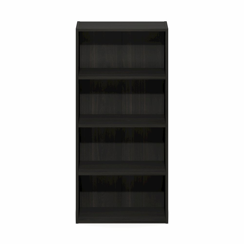 Basic 4-Tier Open Shelf Bookcase, Bookshelf, Storage Organizer, 7 x 17 x 35