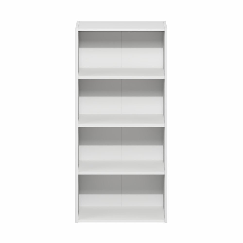 Basic 4-Tier Open Shelf Bookcase, Bookshelf, Storage Organizer, 7 x 17 x 35