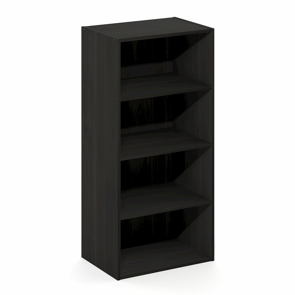 Basic 4-Tier Open Shelf Bookcase, Bookshelf, Storage Organizer, 11 x 17 x 35