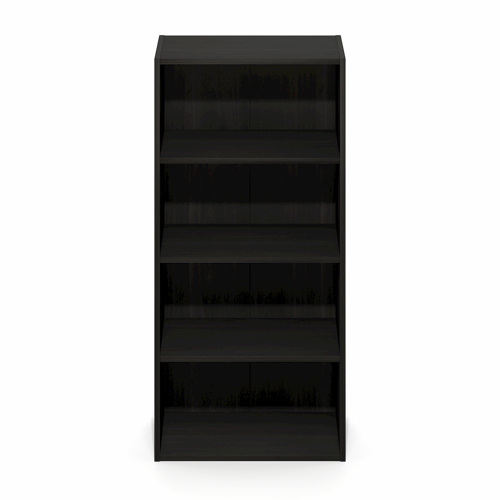 Basic 4-Tier Open Shelf Bookcase, Bookshelf, Storage Organizer, 11 x 17 x 35