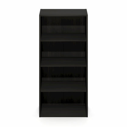 Basic 4-Tier Open Shelf Bookcase, Bookshelf, Storage Organizer, 11 x 17 x 35