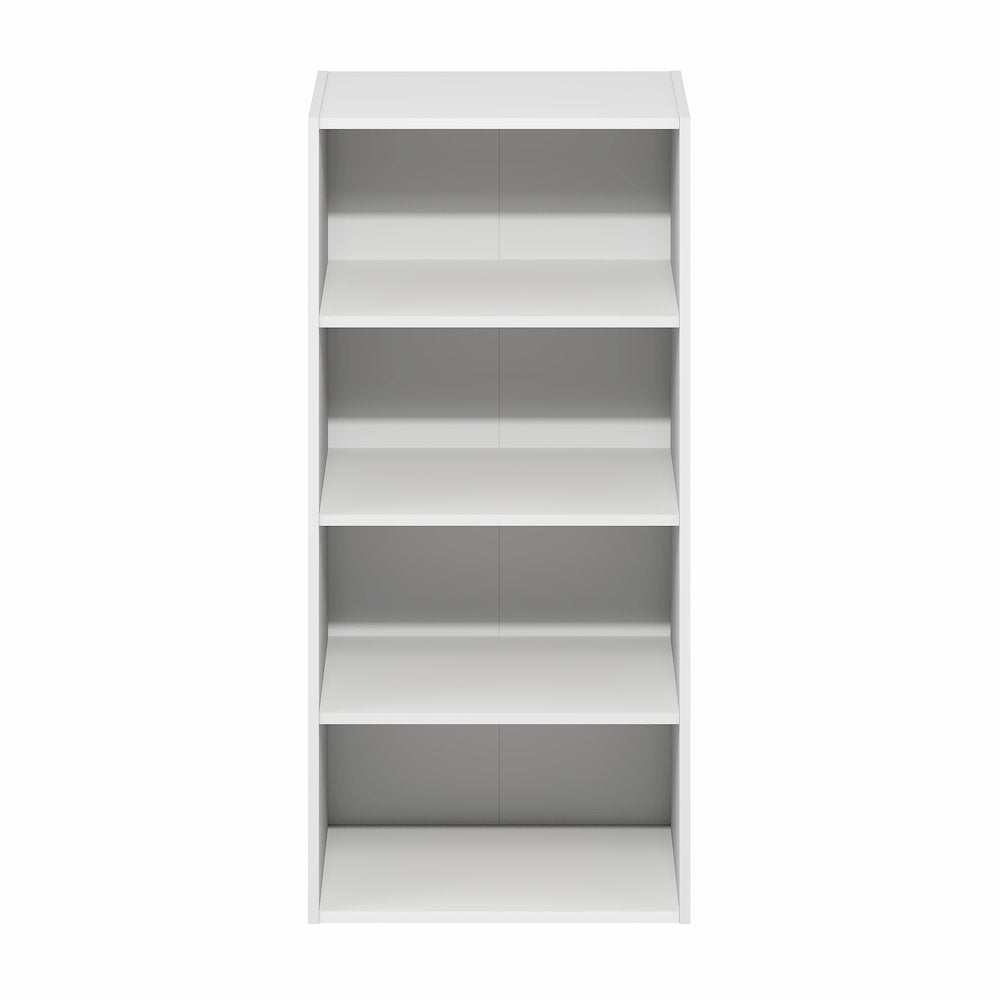 Basic 4-Tier Open Shelf Bookcase, Bookshelf, Storage Organizer, 11 x 17 x 35