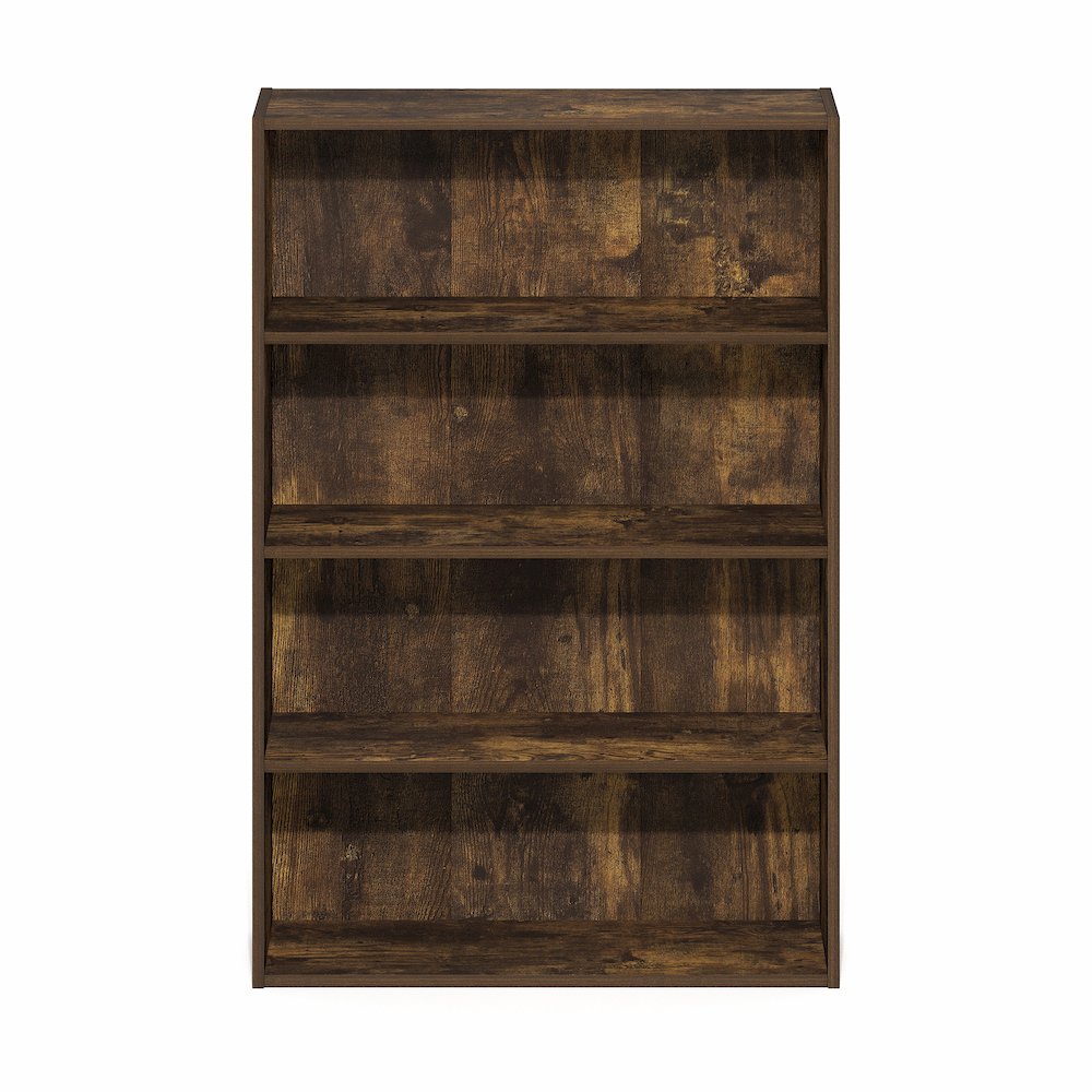 Basic 4-Tier Open Shelf Bookcase, Bookshelf, Storage Organizer, 6 x 24 x 35