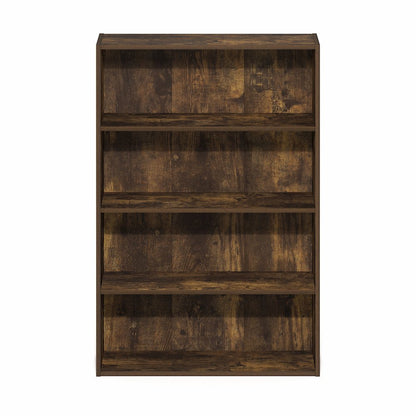 Basic 4-Tier Open Shelf Bookcase, Bookshelf, Storage Organizer, 6 x 24 x 35