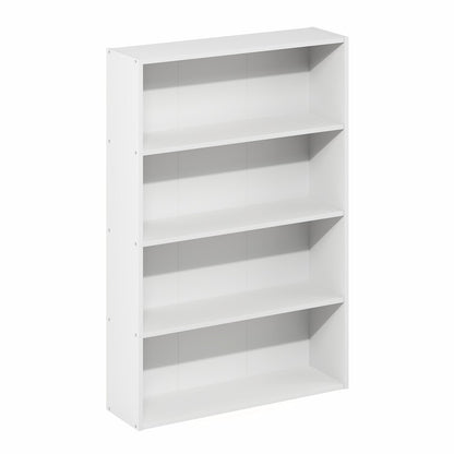 Basic 4-Tier Open Shelf Bookcase, Bookshelf, Storage Organizer, 6 x 24 x 35