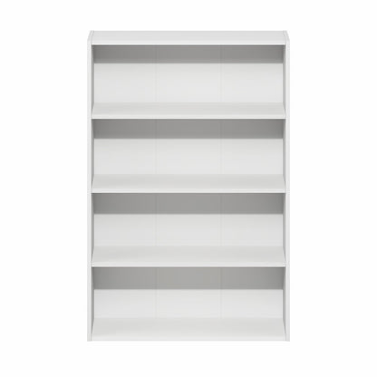 Basic 4-Tier Open Shelf Bookcase, Bookshelf, Storage Organizer, 6 x 24 x 35