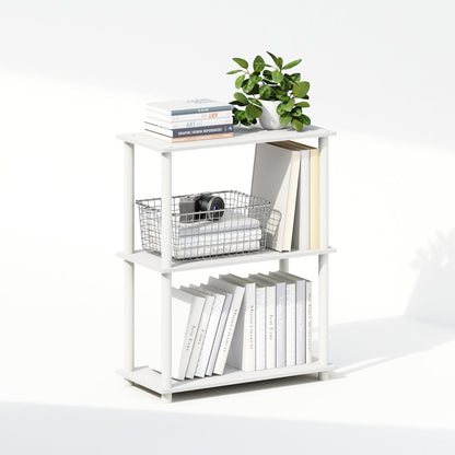 3-Tier Multipurpose Compact Display Rack, Shelving Unit, Bookcase