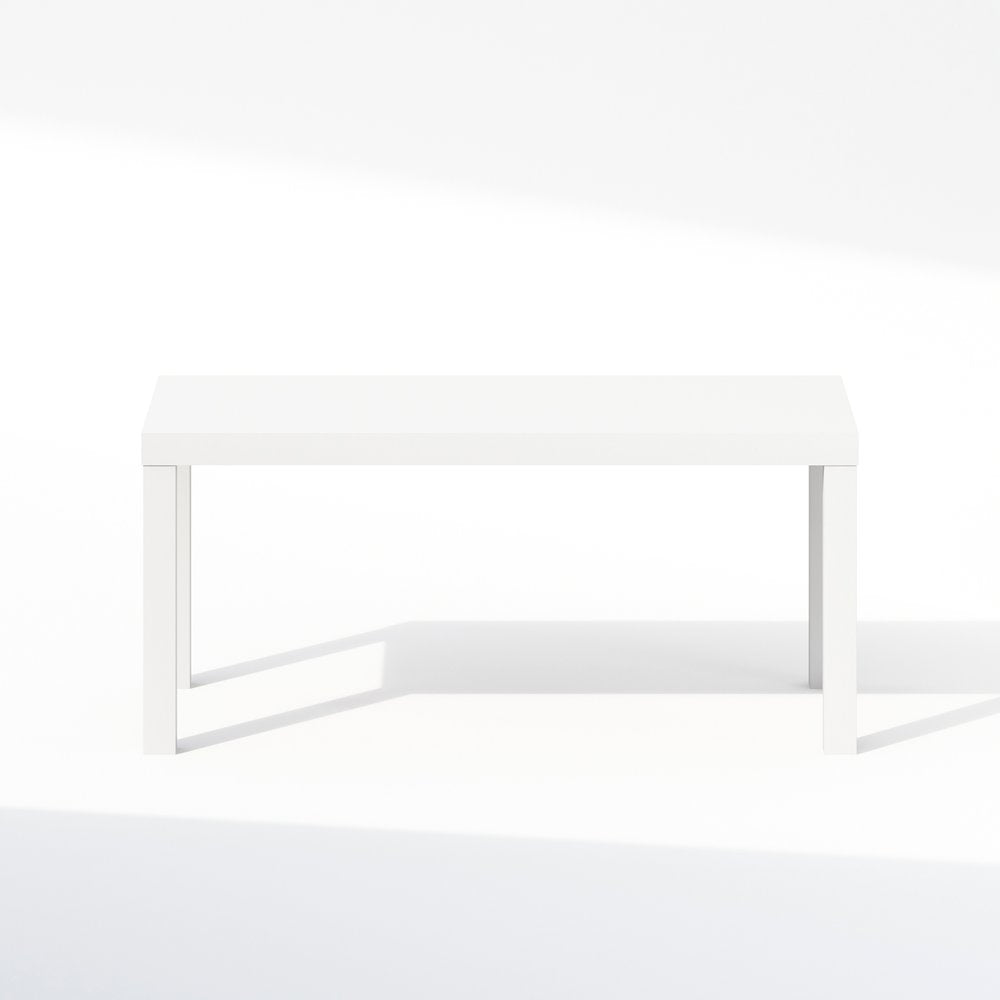 Simplistic Modern TV Stand, TV Table, White