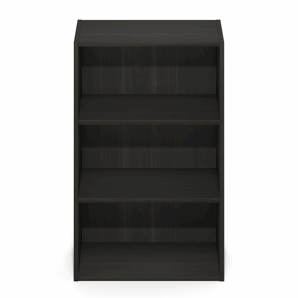 Basic 3-Tier Open Shelf Bookcase, Bookshelf, Storage Organizer, Espresso