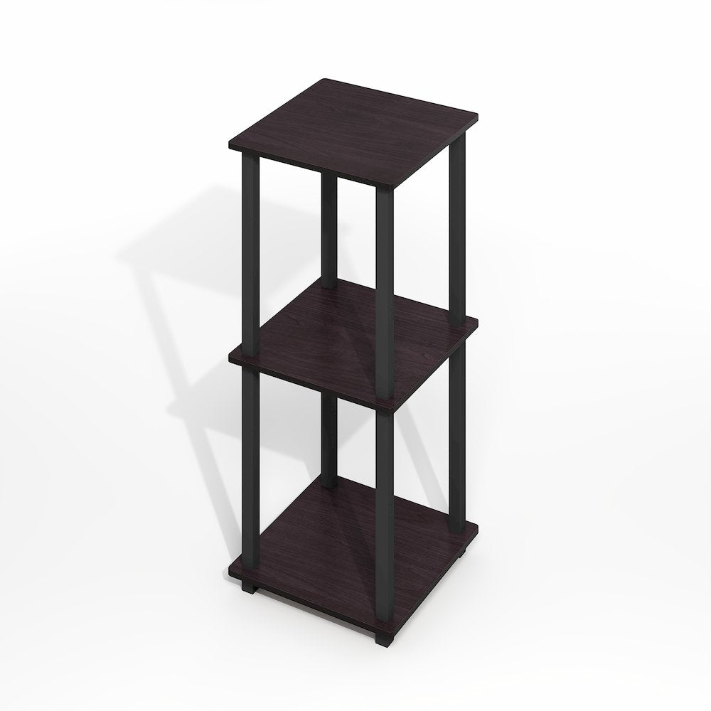 Simplistic End Table, Set of Two, Dark Mocha
