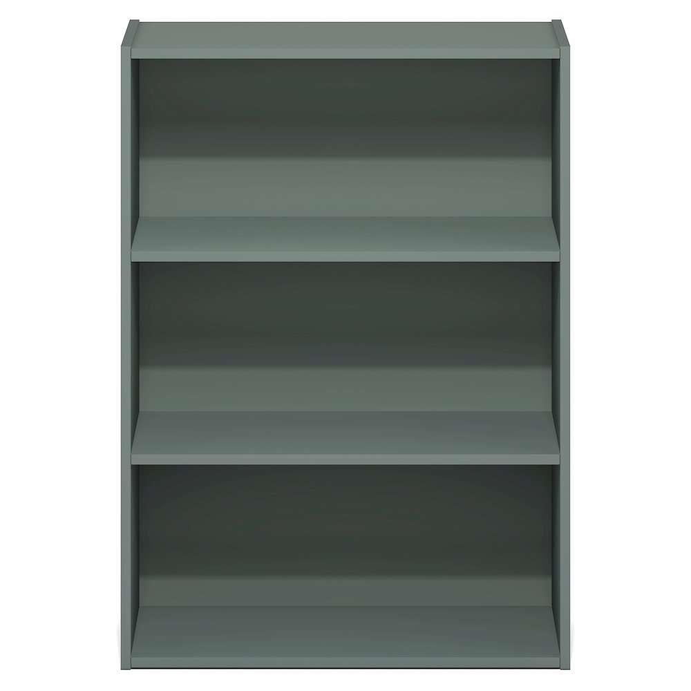 PASIR Book Shelf, 3-Tier Bookshelf, Bookcase, Sage Green