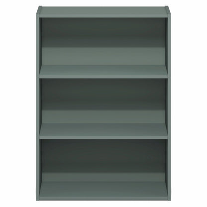 PASIR Book Shelf, 3-Tier Bookshelf, Bookcase, Sage Green