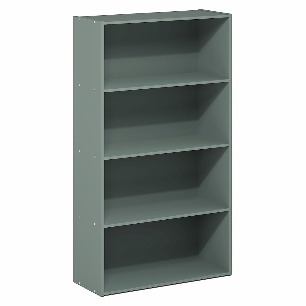 PASIR Book Shelf, 4-Tier Bookshelf, Bookcase, Sage Green