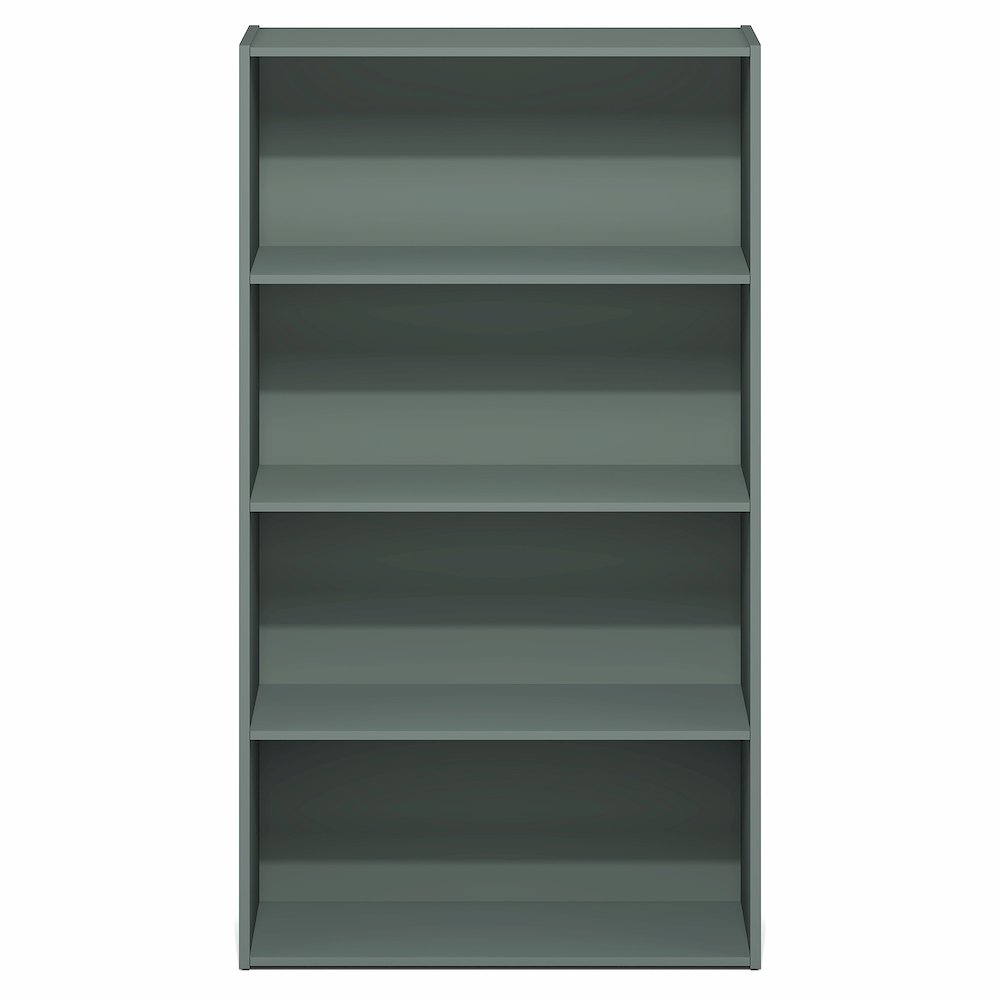 PASIR Book Shelf, 4-Tier Bookshelf, Bookcase, Sage Green