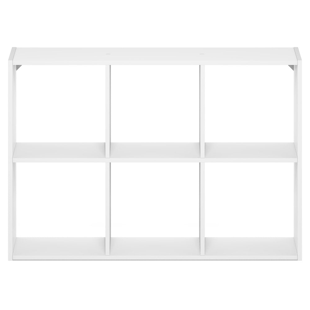 ROSSI 6-Cube Floating Shelves for Wall, Wall Mount Organizer, White