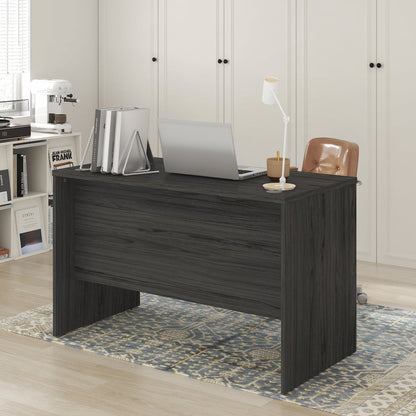47 Inch Rectangular Executive Desk with Modesty Panel, Coastal Grey