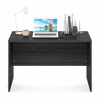 47 Inch Rectangular Executive Desk with Modesty Panel, Coastal Grey