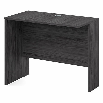 35 Inch Rectangular Desk Return for Executive Desk, Coastal Grey