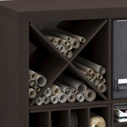 X-Shelf Cube Organizer, 3-Shelf Accessory, Fits into Furinno Triple Thick Cubes
