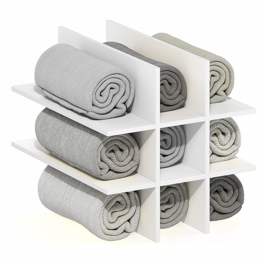 9-Compartment Cube Organizer, Fits into Furinno Triple Thick Cubes