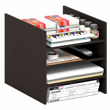 3-Shelf Cube Organizer, Fits into Furinno Triple Thick Cubes