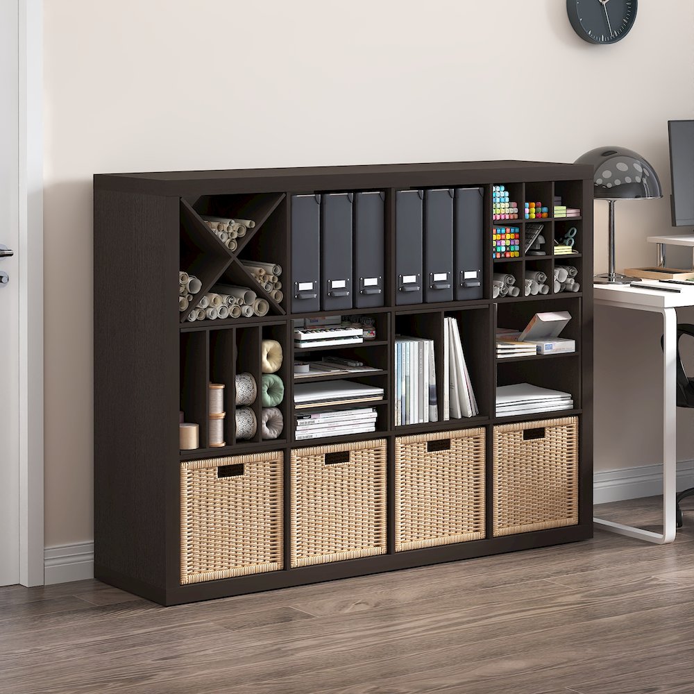 3-Shelf Cube Organizer, Fits into Furinno Triple Thick Cubes