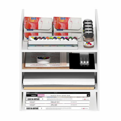 3-Shelf Cube Organizer, Fits into Furinno Triple Thick Cubes