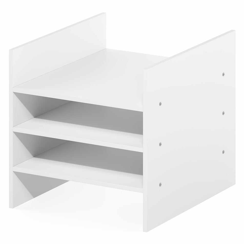 3-Shelf Cube Organizer, Fits into Furinno Triple Thick Cubes
