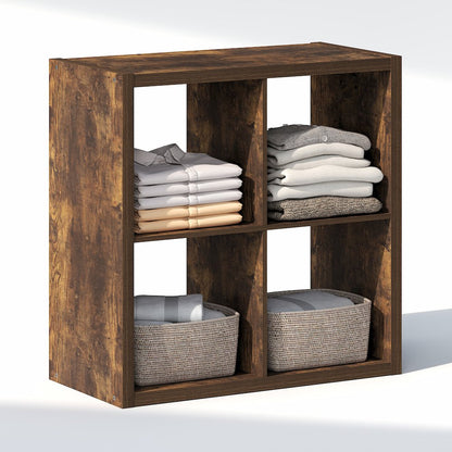 4-Cube Closet Organizer, Open Shelf Closet Storage, Extra Thick Frame