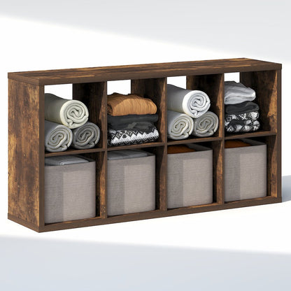 8-Cube Closet Organizer, Open Shelf Closet Storage, Extra Thick Frame