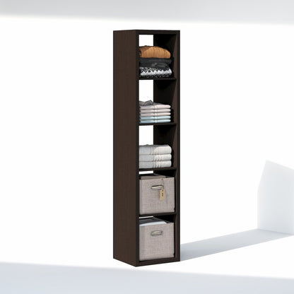 5-Cube Closet Organizer, Open Shelf Closet Storage, Extra Thick Frame