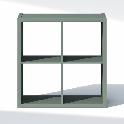4-Cube Closet Organizer, Open Shelf Closet Storage, Extra Thick Frame