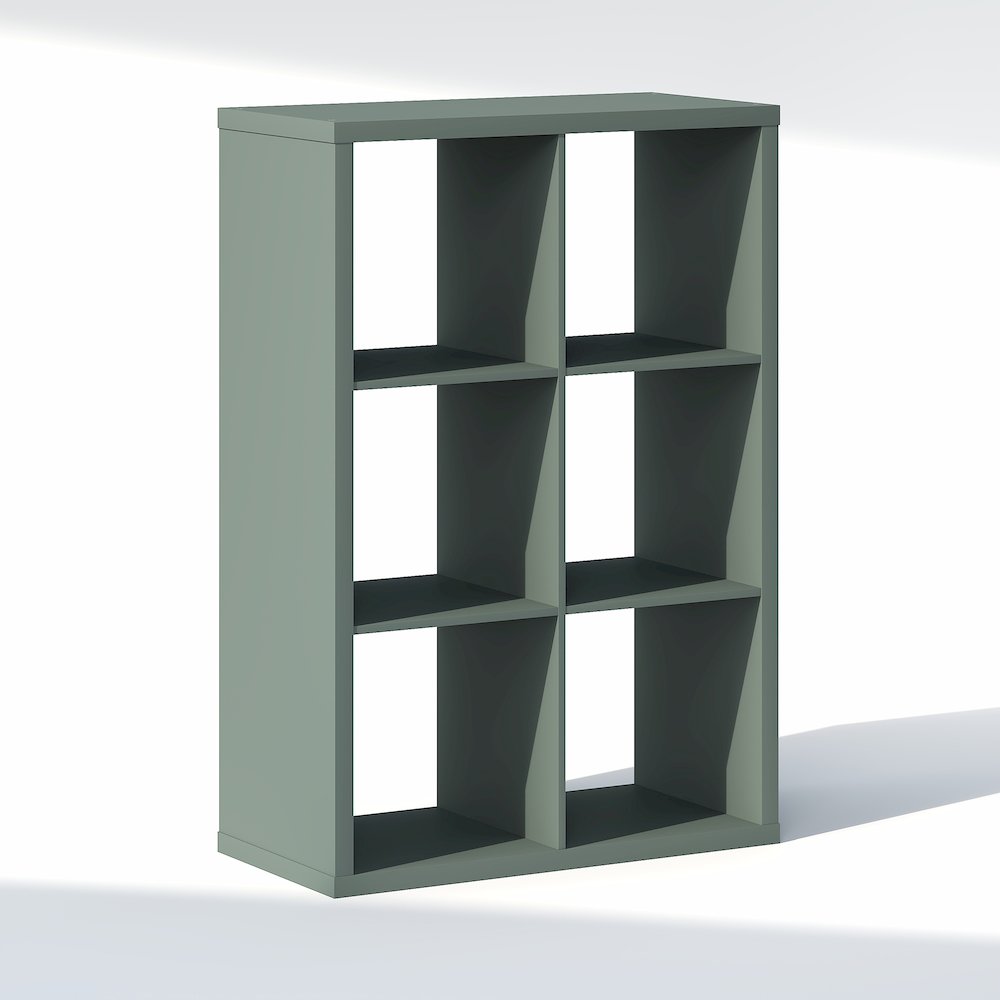 6-Cube Closet Organizer, Open Shelf Closet Storage, Extra Thick Frame