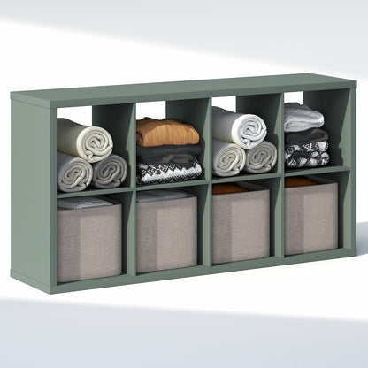 8-Cube Closet Organizer, Open Shelf Closet Storage, Extra Thick Frame