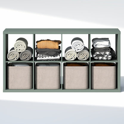 8-Cube Closet Organizer, Open Shelf Closet Storage, Extra Thick Frame