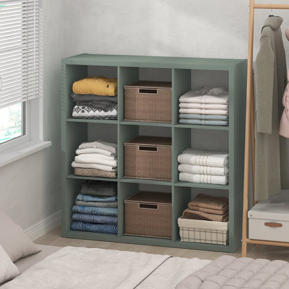 9-Cube Closet Organizer, Open Shelf Closet Storage, Extra Thick Frame