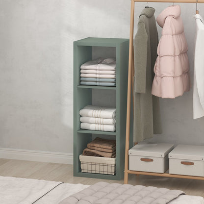 3-Cube Closet Organizer, Open Shelf Closet Storage, Extra Thick Frame