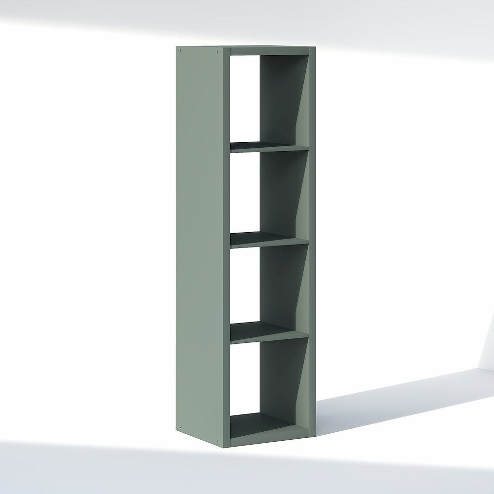 4-Cube Closet Organizer, Open Shelf Closet Storage, Extra Thick Frame