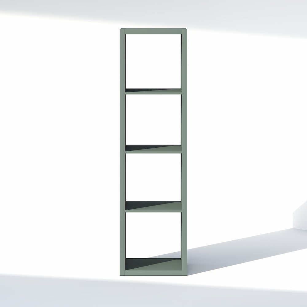 4-Cube Closet Organizer, Open Shelf Closet Storage, Extra Thick Frame
