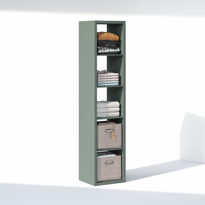 5-Cube Closet Organizer, Open Shelf Closet Storage, Extra Thick Frame