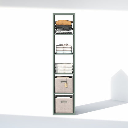 5-Cube Closet Organizer, Open Shelf Closet Storage, Extra Thick Frame
