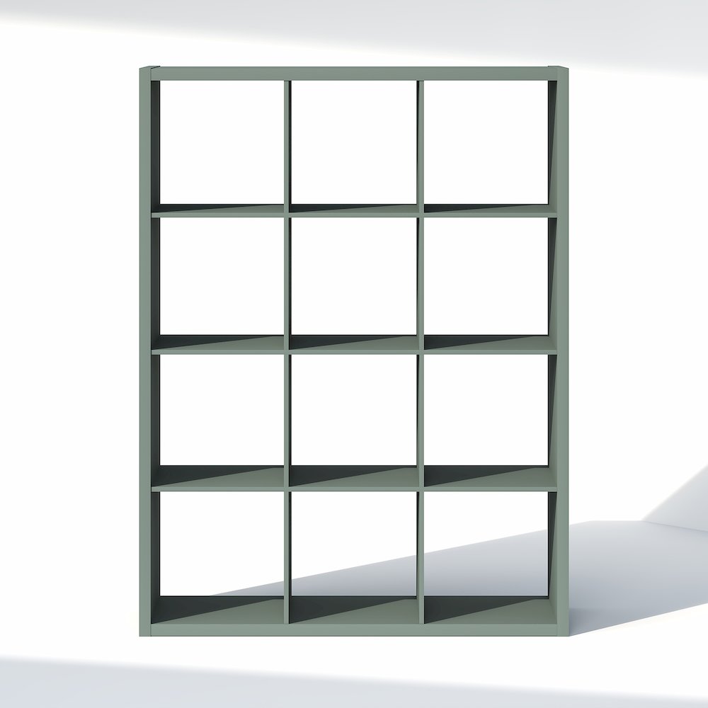 12-Cube Closet Organizer, Open Shelf Closet Storage, Extra Thick Frame