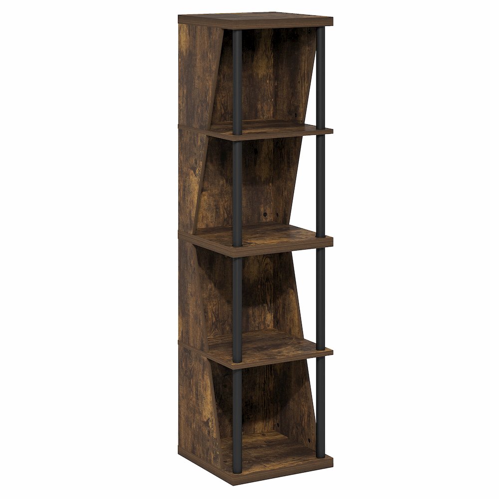FLEXI Storage Shelf, 4-Cube Corner Shelf, Book Shelf