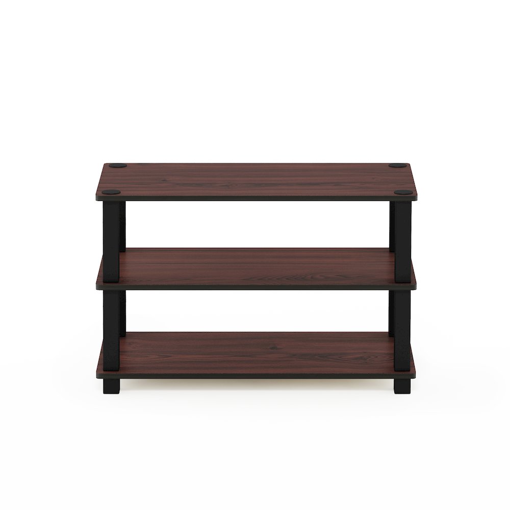 3-Tier Shoe Organizer, Shoe Storage, Cherry Oak