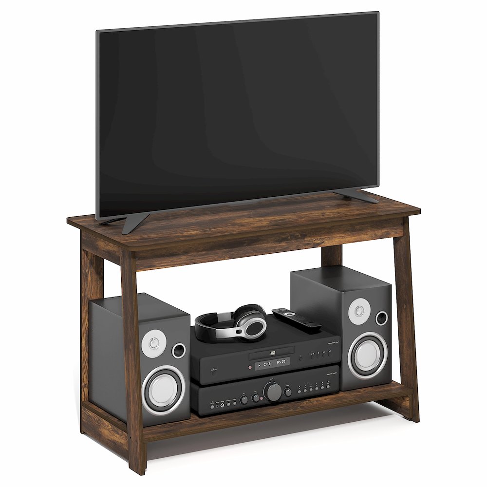 BEGINNING TV Stand, TV Console for TV up to 36 Inch, Open Back