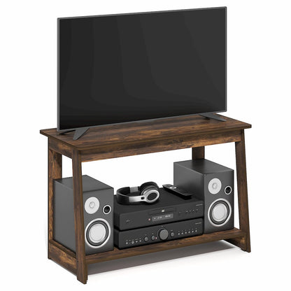 BEGINNING TV Stand, TV Console for TV up to 36 Inch, Open Back