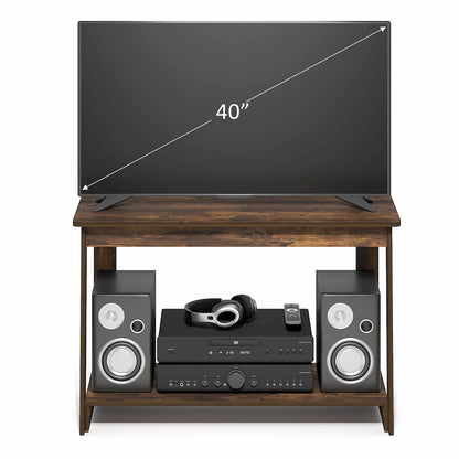 BEGINNING TV Stand, TV Console for TV up to 36 Inch, Open Back